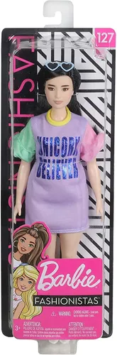 Barbie Fashionistas 127 Kleid Unicorn Believer Fashion Puppe Mattel