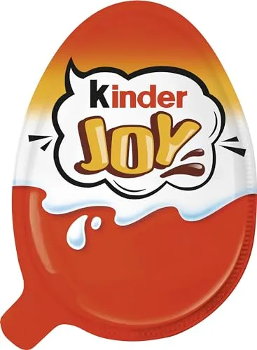 kinder Joy – Eine Hälfte mit leckerer Mich-, Kakaocreme und Knusperkugeln und die andere Hälfte mit toller Überraschung – 1 kinder Joy à 20 g, Schokolade