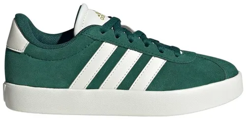 adidas Unisex Kinder VL COURT 3.0 Schuhe, Grün / Off White / Gold Metallic, 28 EU