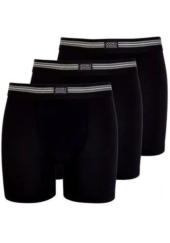 Trunk JOCKEY Cotton Stretch Boxer Trunk - Herrenunterhosen in Größe XL, aus 95% Baumwolle, 5% Elasthan für optimalen Tragekomfort, mit klassischem Logobund und körpernahem Schnitt für eine perfekte Passform.