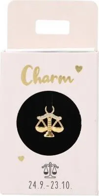 Depesche Charms in kleiner Schachtel : Libra Charms in kleiner Schachtel: Libra