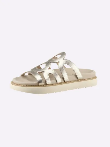 Modische Pantolette HEINE für Damen, Gr. 38, gold von Heine