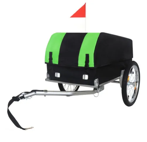Fine Life Pro Bollerwagen Fahrrad Lastenanhänger mit abnehmbarer Abdeckung
