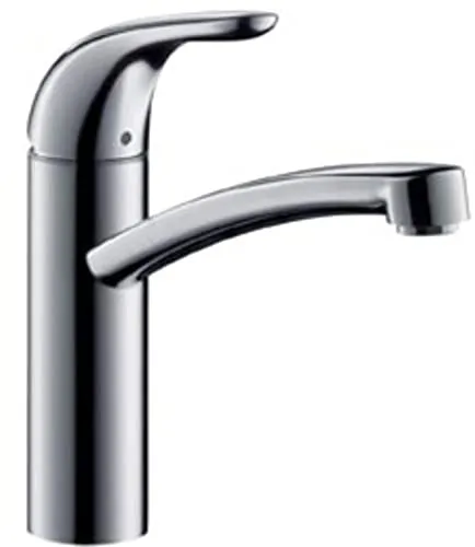 hansgrohe Küchenarmatur Focus M41 - Wasserhahn mit 360° Schwenkfunktion - Armatur mit 360° Schwenkfunktion für mehr Freiraum an Spülbecken. Ergonomischer Griff und umweltfreundliche Reinigung durch QuickClean-Technologie.