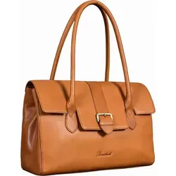 Benthill Henkeltasche Damen Echt Leder Vintage Bag - Elegante Henkeltasche aus echtem Rindsleder mit praktischem Reißverschlussfach. Ideal für den täglichen Gebrauch und perfekt für Notebook, iPad und mehr.