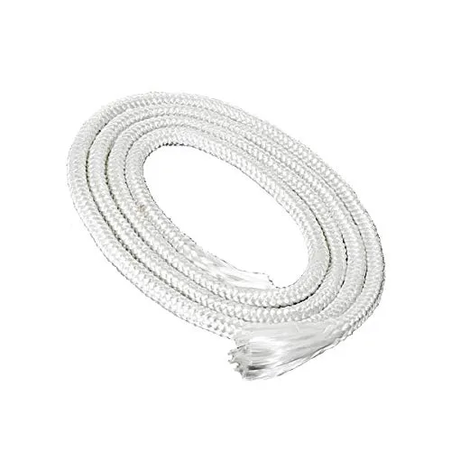 NKlaus 1m Glasfaserdocht rund Ø 5mm für Schmelzlicht Spirituslampe Öllampe für gereinigtes Lampenöl Paraffinöl Dauerdocht Gartenfackel Petroleumlampe 1249