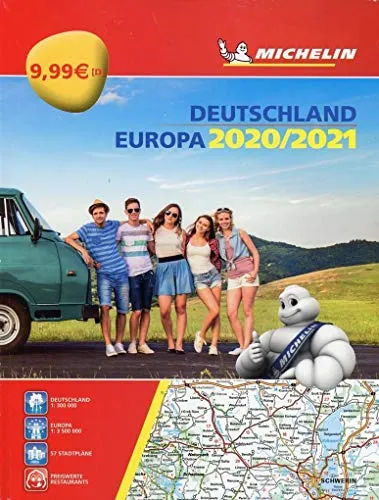 Michelin Straßenatlas Deutschland & Europa 2020/2021: Autobild Testsieger 2019 (MICHELIN Atlanten)
