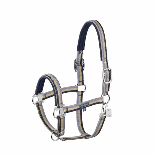 Eskadron Classic Sports Halfter Double PIN, Stallhalfter in blau von Eskadron