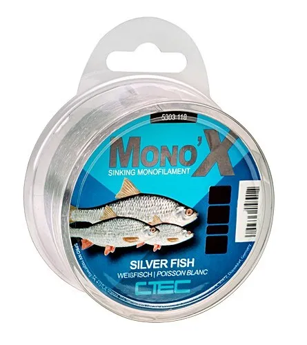 Spro CTEC Mono X Silver Fish 0,16mm 2,5kg 500m