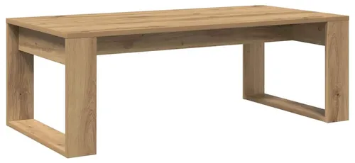 vidaXL Couchtisch Artisan-Eiche 102x50x35 cm - Moderne Couchtisch aus Holzwerkstoff, langlebig und pflegeleicht. Ideal für Getränke und Snacks, verleiht deinem Wohnzimmer eine stilvolle Note.