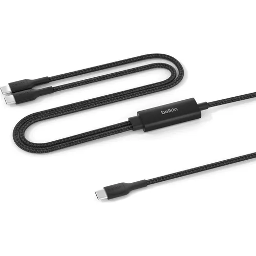 Belkin BOOSTCHARGE Pro 140W USB-C Kabel 1,5 m schwarz - Hochwertiges USB-C Kabel mit 140 W Leistung für schnelles Laden und Datenübertragung. Ideal für den professionellen Einsatz und langlebig.