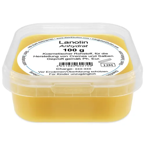 Lanolin Anhydrat 100 g natürliche Hautpflege geruchsarm pestizidfrei Wollwachs