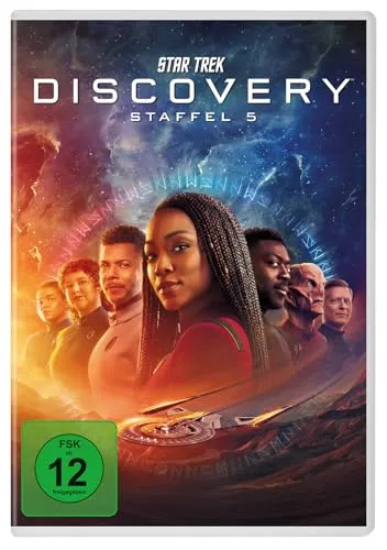 STAR TREK: Discovery - Staffel 5 [5 DVDs] - Science-Fiction-Serie über Abenteuer im Weltraum, spannende Handlung und beeindruckende visuelle Effekte, ideal für Trekkies und Filmfans.