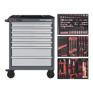 Kraftwerk Werkstattwagen BT700 7 Schubladen 189-tlg. von KRAFTWERK