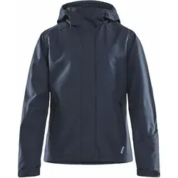 Craft Mountain Jacket Women dk navy melange (395200) XL - Freeski Jacke für Damen, wind- und wasserdicht mit abnehmbarer Kapuze, ideal für Alltag und Piste. Hochwertiges Material sorgt für optimalen Wetterschutz und Tragekomfort.