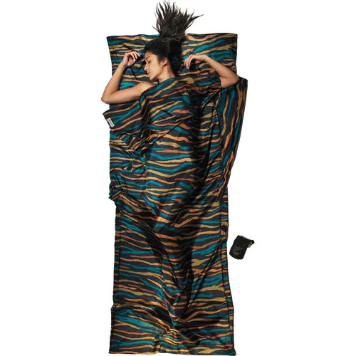 Cocoon TravelSheet Silk african night 220 x 90 cm - leichter Reiseschlafsack - Schlafsäcke, aus hochwertiger Seide für optimalen Komfort und Wärme, ideal für Reisen und Übernachtungen.
