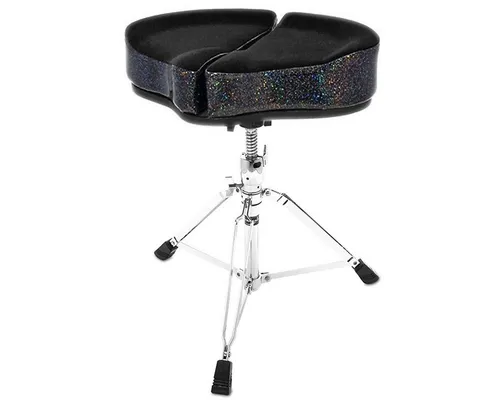 Ahead Schlagzeughocker SPG-BS-3 (Black Sparkle), höhenverstellbar