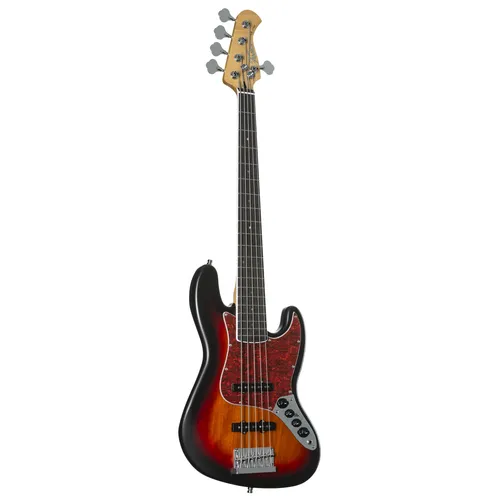 Fame Custom JB 5 Sunburst E-Bass – 5 Saiter mit vielseitigem Klang