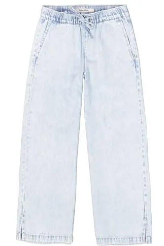 Garcia Mädchen Wide Leg Jeans Hose, Größe:110, Farbe:Bleached