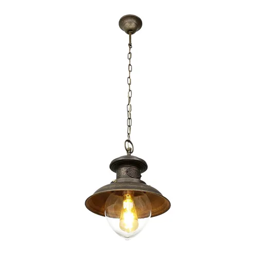 Hängelampe Pendelleuchte Messing Vintage Bronze 30cm Handarbeit Wohnzimmer