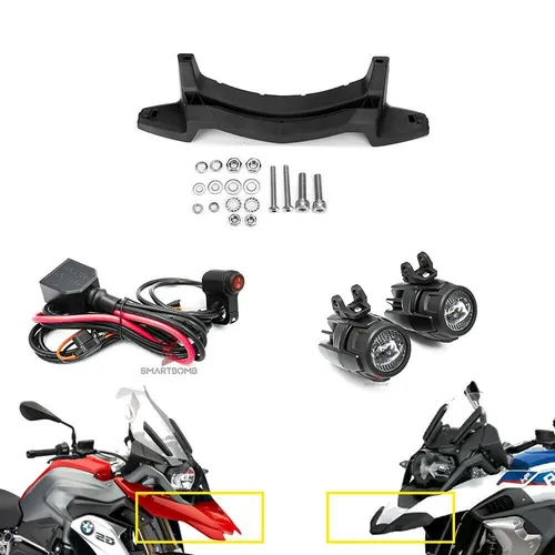 LED Zusatzscheinwerfer für R1200GS & R1250GS 13-23