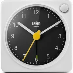 Braun BC02XW Klassischer analoger Reisewecker in braun von Braun