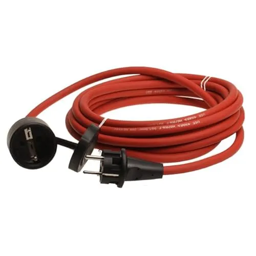 KlingerBorn Schuko-Verlängerungsleitung H07RN-F 3G1,5 | 230V - 5m, 10m, 20m | Gummileitung mit Schutzkontakt | Verlängerungskabel für Innen- und Außenbereich | 5m |
