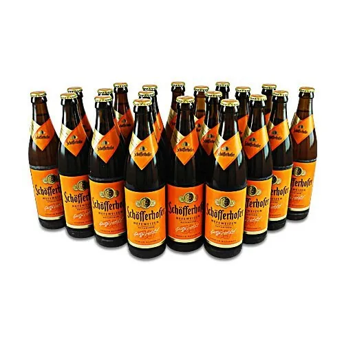  3,59€/1l) Schöfferhofer Weizen naturtrüb (20 Flaschen à 0,5 l / 5,0 % vol.