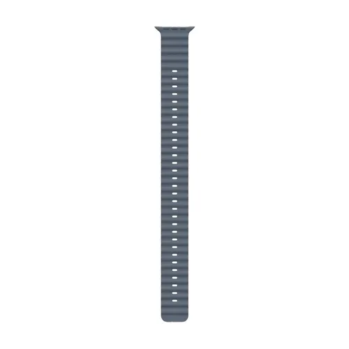 Apple Watch Ocean Band 49mm Verlängerung Titan Schwarz (Maritimblau)