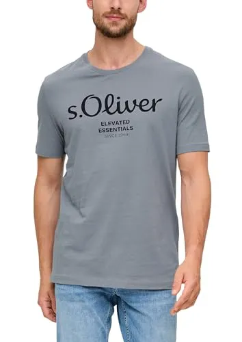 s.Oliver Baumwoll-T-Shirt mit Logo-Print