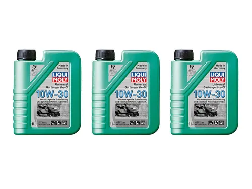 3x Original Liqui Moly 1L Universal Gartengeräte-Öl 10W-30 Universalöl 1273