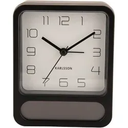 Wecker mit Thermometer und Hygrometer DOU - Praktische Tischuhr mit integrierten Thermometer und Hygrometer für optimale Raumklimaüberwachung.