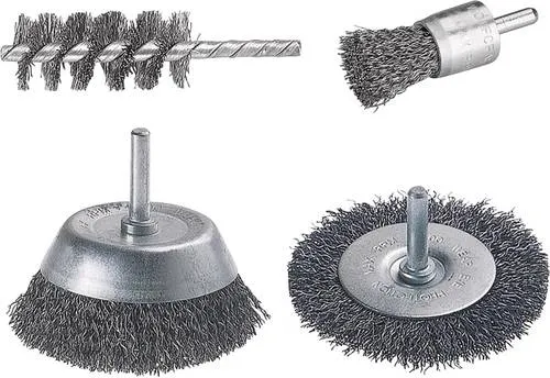 Wolfcraft Drahtbürsten-Set 2133000 1St.