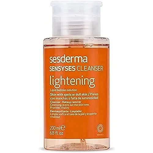 Sesderma | Sensyses Aufhellender Gesichtsreiniger Make-up-Entferner | Reinigt Entfernt Make-up Gleicht Aus Repariert die Haut und Stellt die Leuchtkraft Wieder Her | Make-up-Entferner | 200ml
