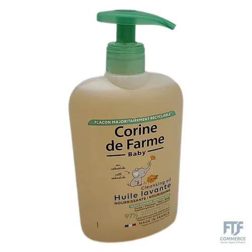Corine de Farme, Pflegendes Waschöl, 500 ml, für Babys, Ringelblumenextrakt, hyp