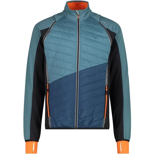 CMP MAN Jacket mit abnehmbaren Ärmeln - hydro-bluesteel (21ER) 58 - Funktionsjacke für Herren, ideal für Outdoor-Aktivitäten mit abnehmbaren Ärmeln und hervorragender Wärmeisolierung dank PrimaLoft Black Eco Wattierung.
