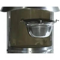 Buschbeck Gulasch-Glühweintopf Edelstahl 90166.000 - Sonstiges Grillzubehör, ideal für warme Suppen und Glühwein am offenen Feuer, 6 Liter Fassungsvermögen und einfach zu handhabender Henkel.