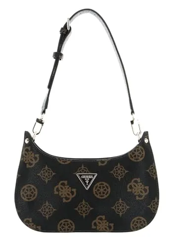 Guess Schultertasche Meridian - Elegante Mini Top Shoulder Bag - Schultertaschen mit schickem Design, geräumigem Hauptfach und abnehmbarem, verstellbarem Henkel. Ideal für jeden Anlass und kombinierbar mit sämtlichen Outfits.