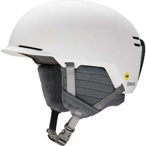 Smith Scout Mips Helm matte white (7BK-59) 55/59CM - Vielseitiger Fahrradhelm mit MIPS-Technologie für optimalen Schutz. Ideal für Skifahren, Snowboarden und Radfahren. Komfortabel durch Lifestyle Fit System und Belüftungstechnologie.