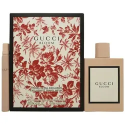 Gucci Bloom Geschenkset 100ml EDP + 10ml EDP – Eleganz für jeden Anlass - Erleben Sie die florale Frische des Gucci Bloom Geschenksets mit 100ml und 10ml EDP. Perfekt für besondere Anlässe oder als stilvolles Geschenk.