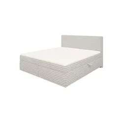 S-Style Boxspringbett Jasper mit Topper und Bettkästen aus Plüschcord - Erleben Sie Stil und Komfort mit dem S-Style Boxspringbett Jasper. Inklusive Topper und praktischen Bettkästen bietet es eine perfekte Schlaflösung für zwei. Der hochwertige Plüschcord ist pflegeleicht und sorgt für eine elegante Atmosphäre in Ihrem Schlafzimmer.
