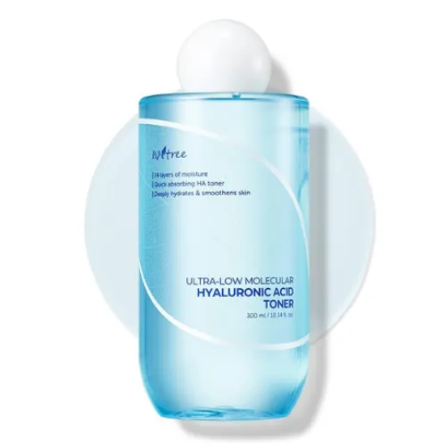 ISNTREE ULTRA-LOW MOLECULAR HYALURONIC ACID TONER 300ml