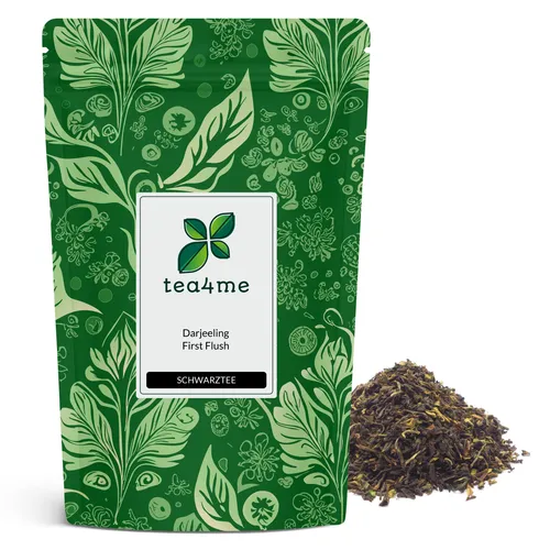 tea4me Darjeeling First Flush Schwarztee aus Darjeeling