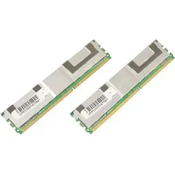 CoreParts DDR2 8 GB RAM Kit – 2 x 4 GB FB-DIMM 240-pin - Leistungsstarkes DDR2 RAM Kit mit 8 GB (2 x 4 GB), ideal für anspruchsvolle Anwendungen. Voll gepuffert und mit geprüfter Qualität für stabilen Betrieb.