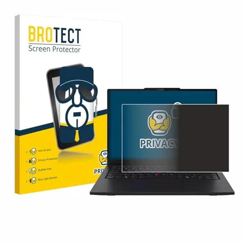 BROTECT Anti-Spy Blickschutzfolie für Lenovo ThinkPad L13 Gen 6 Privacy Screen Protector [Displayschutz-Folie, Sichtschutz, Blaulichtfilter]