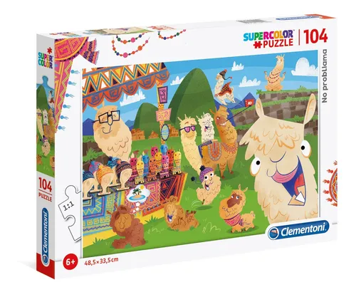 Clementoni 104 Pcs.Puzzle No Probllama 27279 X6