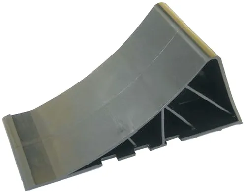 TRAILER POOL Unterlegkeil L x B x H: 220 x 90 x 100 mm, Radius 200 mm, Kunststoff schwarz, ohne Halter, 010 100 100 000000000010447822