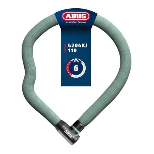 ABUS Security-Center Goose Lock 110 cm 4204K/110 mint (41022) - Fahrradschlösser mit 110 cm Länge, flexibles und sicheres Schloss für optimalen Diebstahlsschutz.