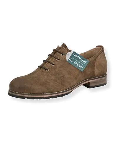 Stockerpoint Herren Oxfordschuhe Caruso I Größe 40-47 I Trachtenschuhe aus hochwertigem Leder I Optimale Passform & traditionelles Design I Ideal für Trachten & Festlichkeiten