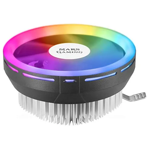 Mars Gaming Gaming MCPU120, RGB CPU-Kühler TDP 120W, Silent PWM 12cm, Low Profile